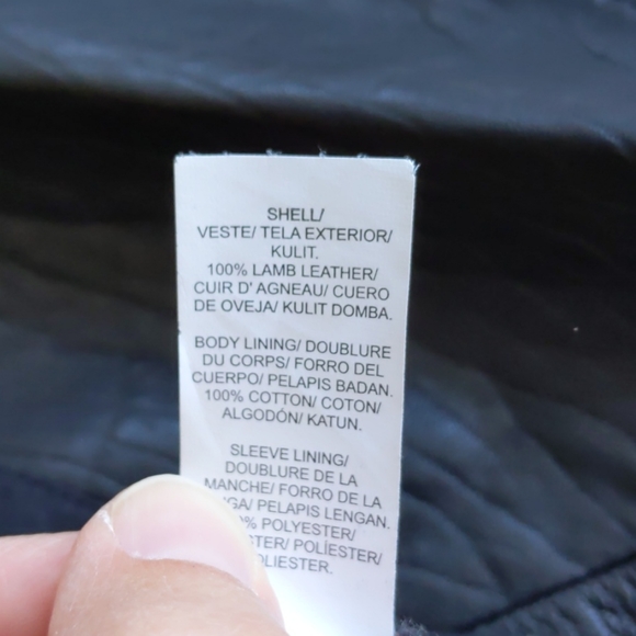 Leather Moto Jacket Lucky Brand - Picture 6 of 9